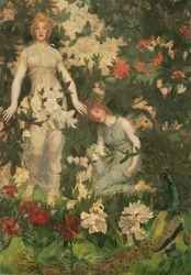 Leontium y Ternissa en el jardín de Epicuro